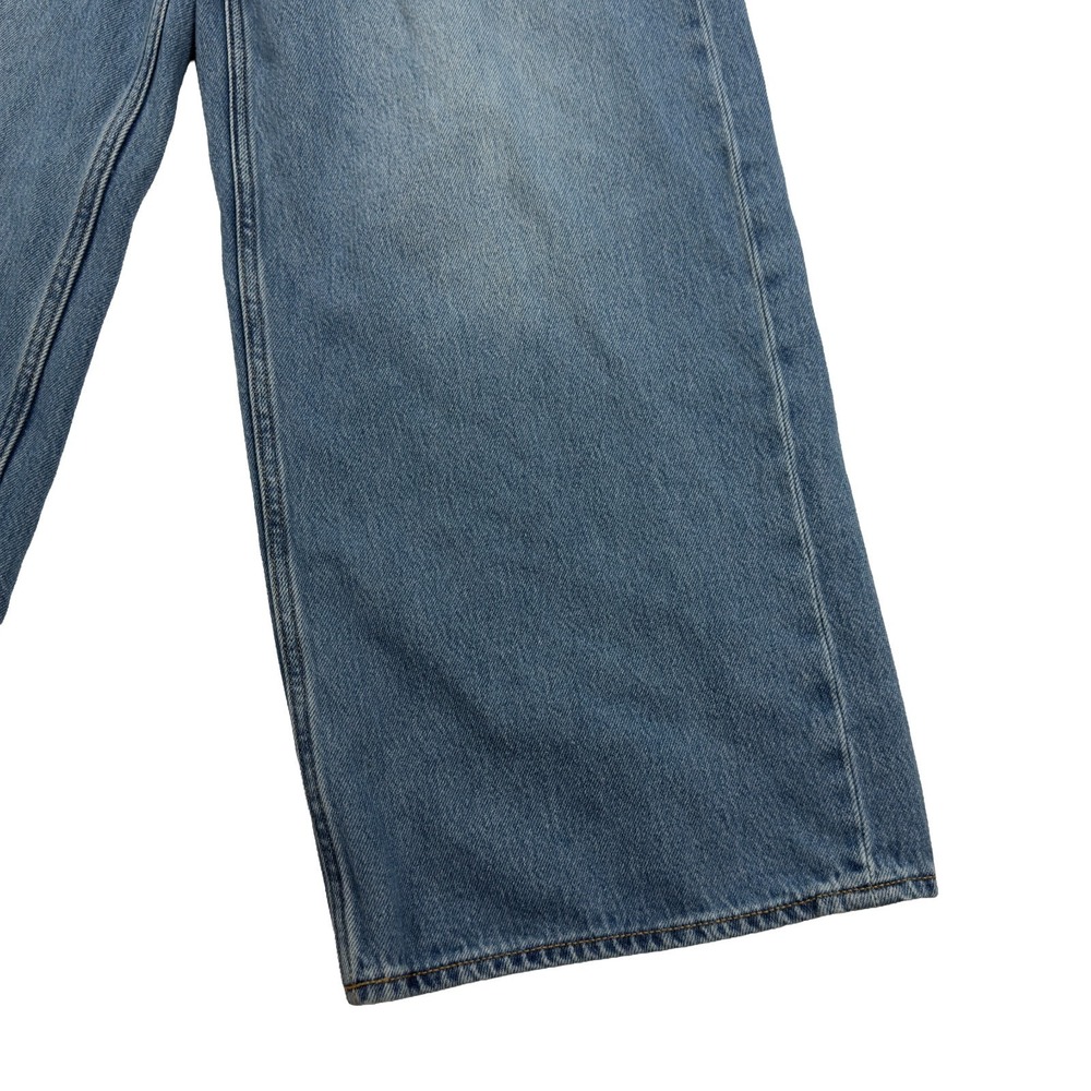 Old Navy Baggy Wide Leg Mid Rise Denim Jeans Womens Size 8 (31x29 Fit) - Picture 4 of 10